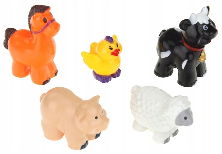 Traktor Farmer z Dźwiękami Interaktywny Zwierzątka