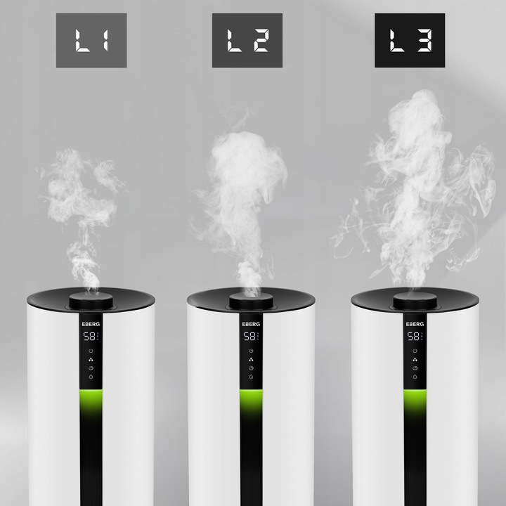 Nawilżacz powietrza dyfuzor HILO aromaterapia 35h pilot lampka LED