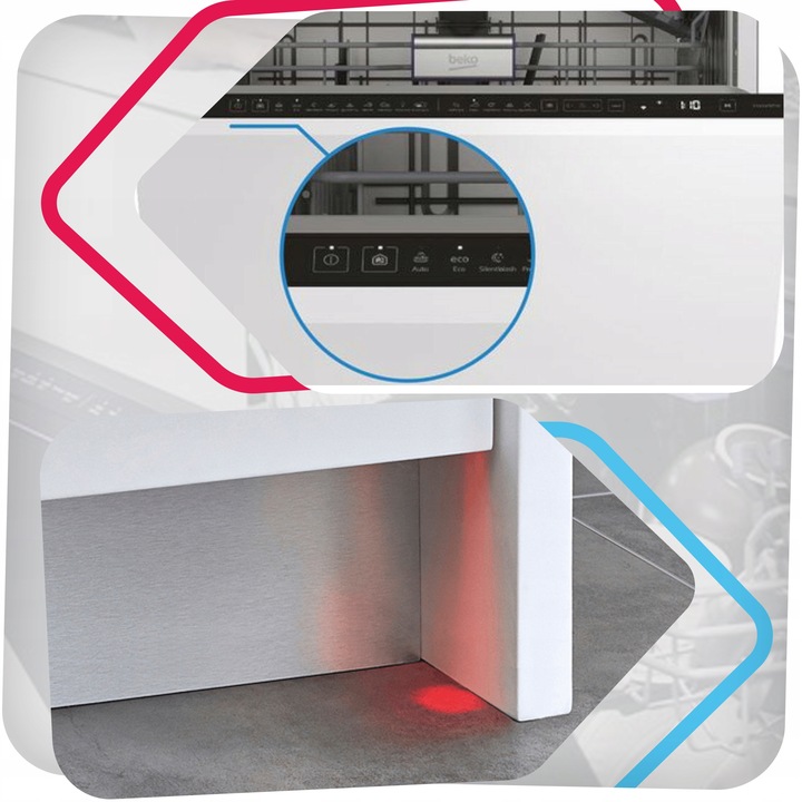 Zmywarka Beko DIS46120 45cm 11kpl 6programów WaterSafe LedSpot