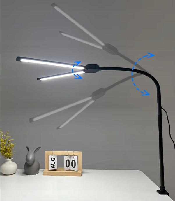 Lampka Biurkowa LED Na Biurko Szkolna Lampa Kreślarska do Biura 14W