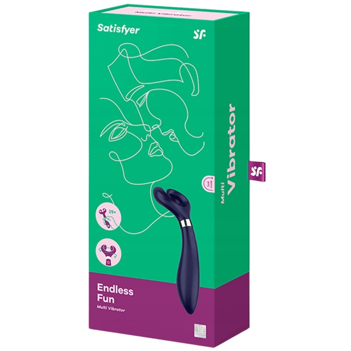 Wibrator damski dla mężczyzn dla par Satisfyer Multi Fun 3 masażer