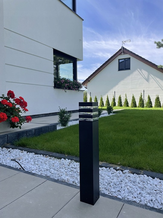 Lampa Ogrodowa stojąca słupek ogrodowy 80 cm E27