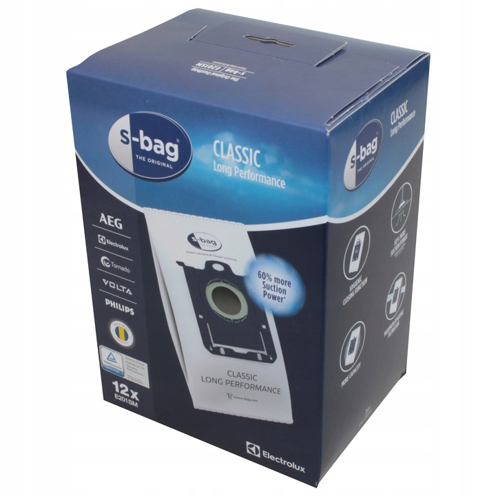WORKI do odkurzacza ELECTROLUX S-BAG E201SM 12x