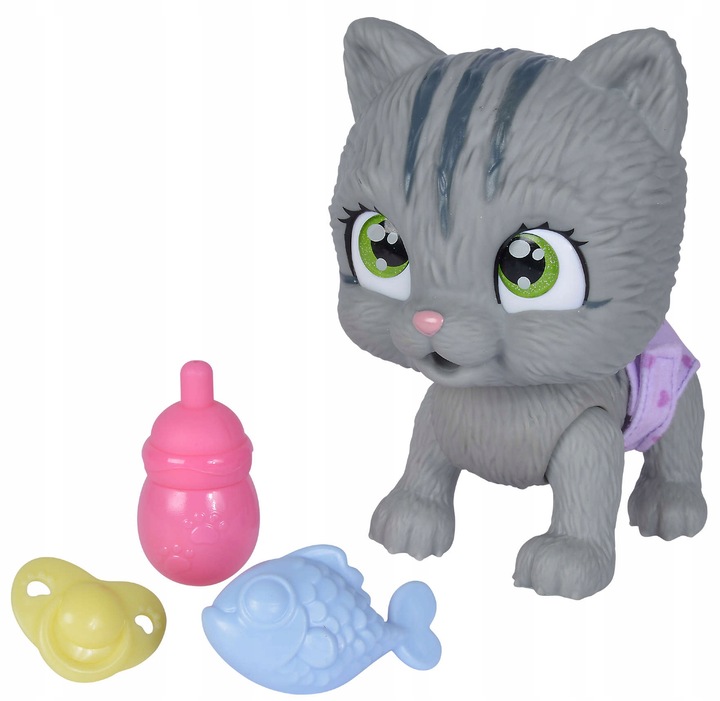 PAMPER PETZ KOTEK INTERAKTYWNY Z PIELUSZKOWEGO GANGU PIJE SIKA + PIELUSZKA