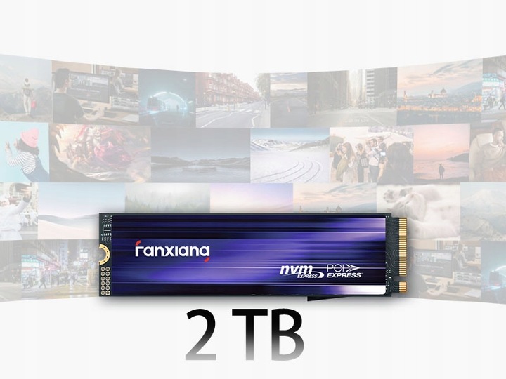 Dysk SSD NVMe PCIe Fanxiang S880 2 TB M.2 2280 PCIe Gen4x4 7450 MB/s DO PS5