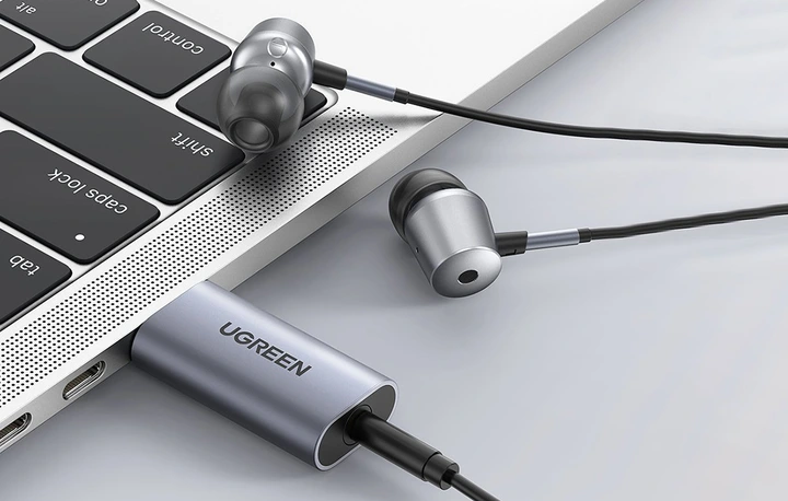 Adapter USB do komputera, przejściówka audio do mini jack 3,5 mm, Ugreen
