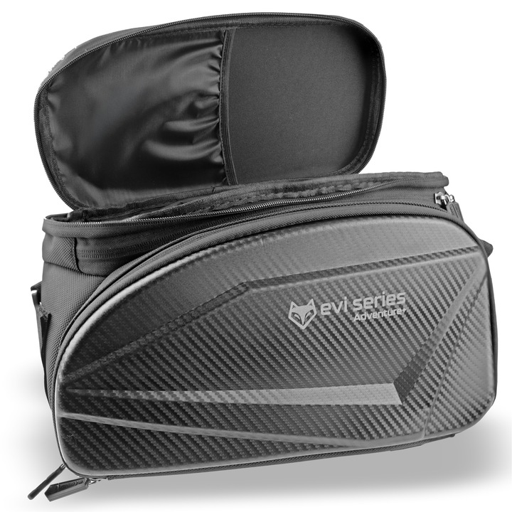 SAKWA ROWEROWA na bagażnik ROWER DUŻA Sztywna TORBA POJEMNA EVI + Pokrowiec