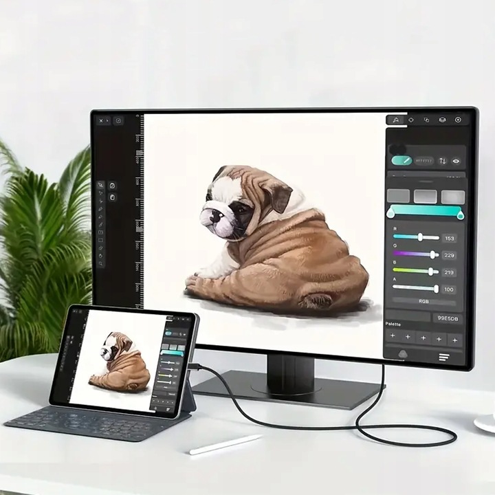 KABEL USB-C 3.1 TYP C DO HDMI 4K ADAPTER 200CM