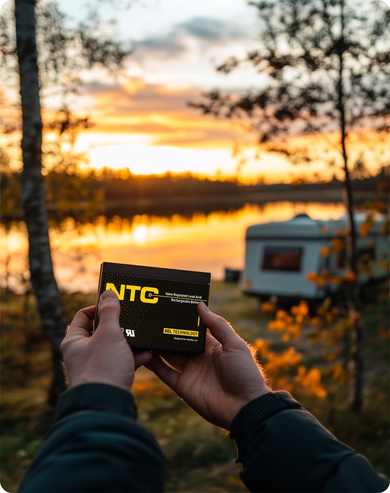 AKUMULATOR ŻELOWY BEZOBSŁUGOWY NTC 12V 9Ah (wymiar 7Ah, 7.5Ah, 9Ah, 10Ah)