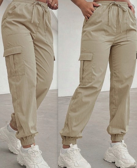 SPODNIE BOJÓWKI JOGGERY CARGO DRESY SCIĄGACZE KOLORY L/XL