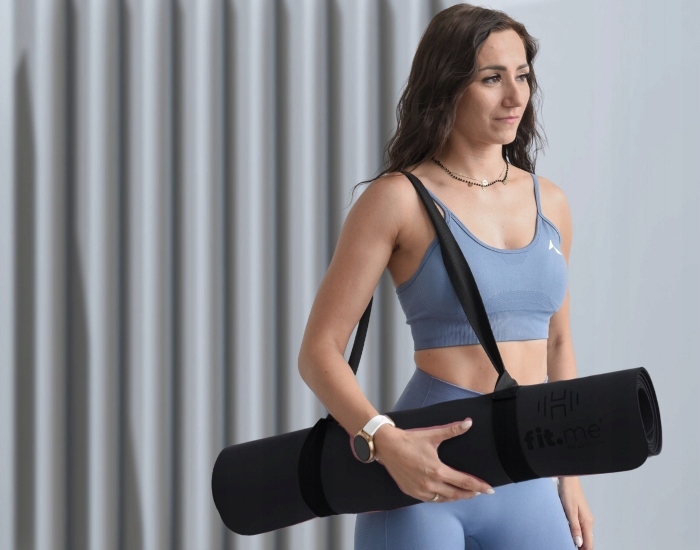 MATA PREMIUM DO JOGI ĆWICZEŃ CIĘŻKA KAUCZUK PU WZÓR KSIĘŻYCA ANTYPOŚLIZGOWA