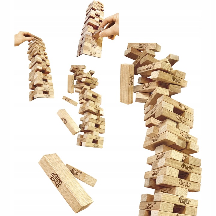 HASBRO GRA ZRĘCZNOŚCIOWA JENGA CLASSIC