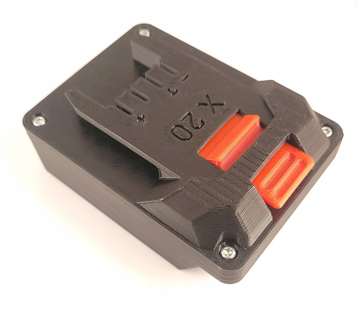 Adapter przejściówka z baterii Makita do narzędzi Parkside X20V i