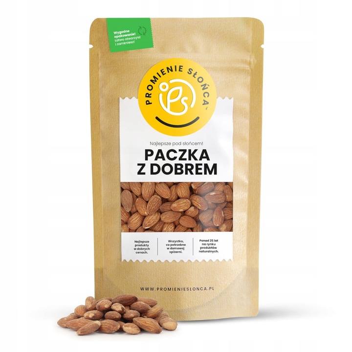 Migdały Prażone Solone 500 g Promienie Słońca