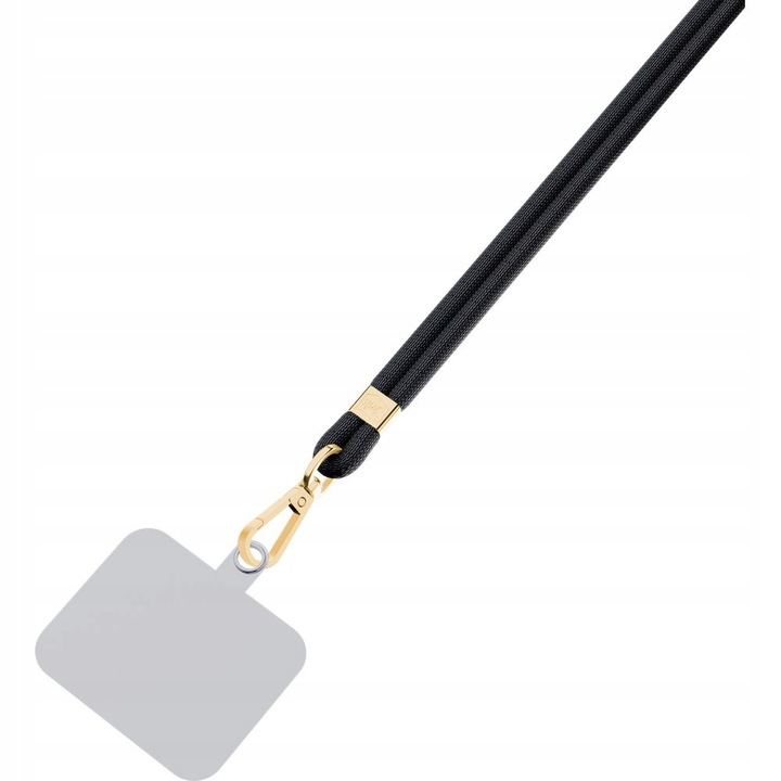 Accessories Black (gold) - 3mk EasyClip Smycz do telefonu regulowana