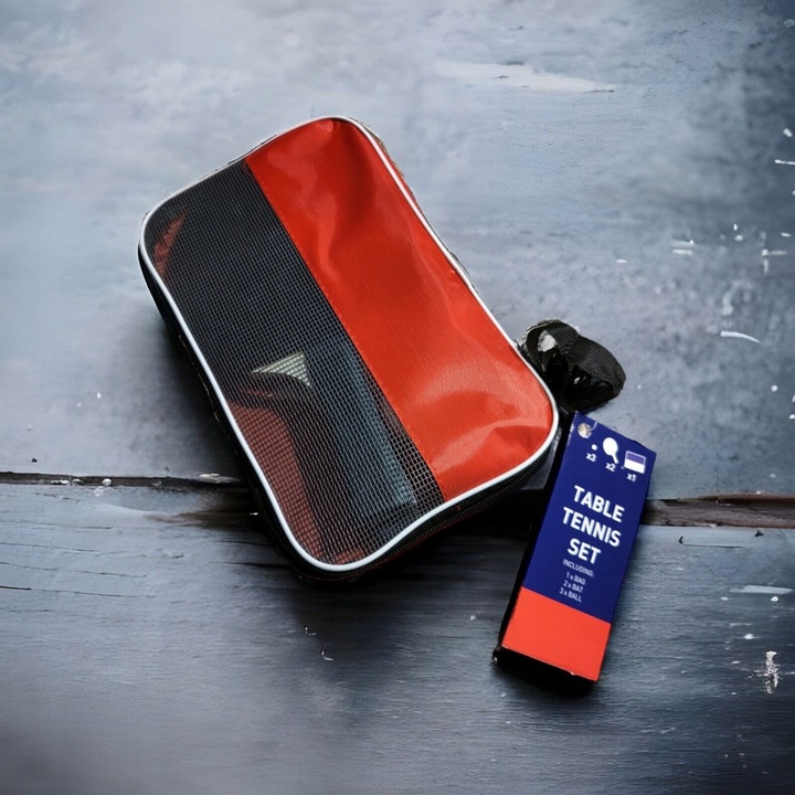 ZESTAW DO PING PONGA TENISA STOŁOWEGO PALETKI RAKIETKI + POKROWIEC+PIŁECZKI