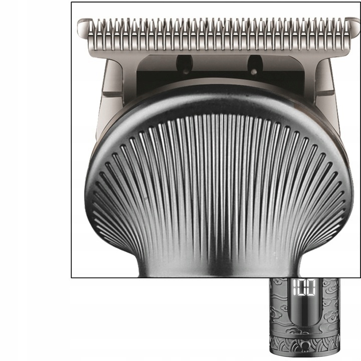 WIELOFUNKCYJNY TRYMER GOLARKA MASZYNKA DO STRZYŻENIA LCD XXL USB 16W1