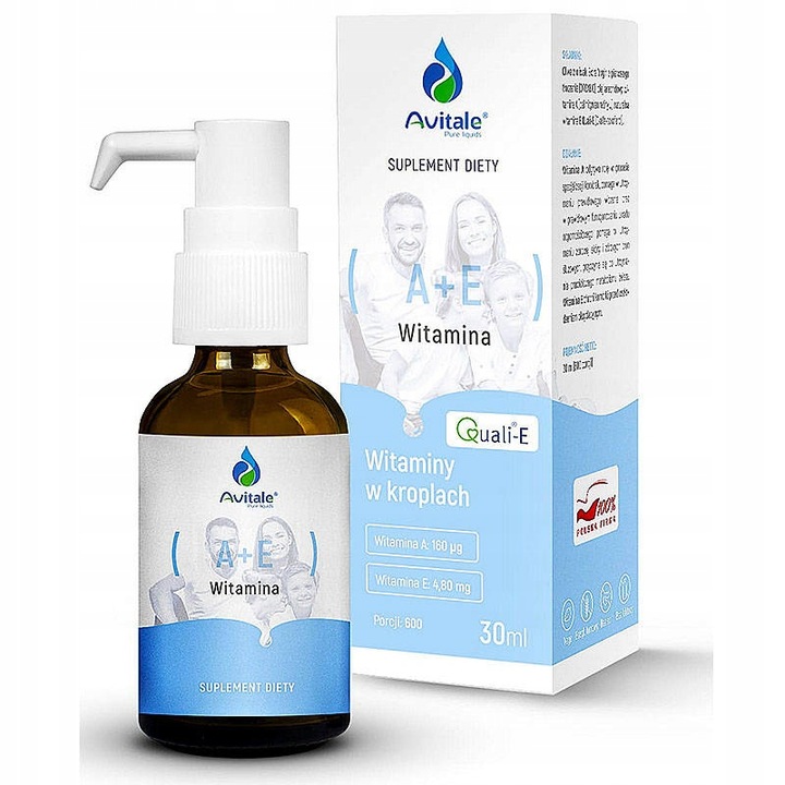 Witamina A + E w Kroplach 30ml ALINESS Avitale