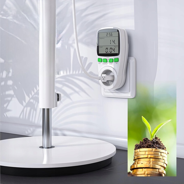 PRECYZYJNY MIERNIK LICZNIK ZUŻYCIA ENERGII POBORU PRĄDU WATOMIERZ