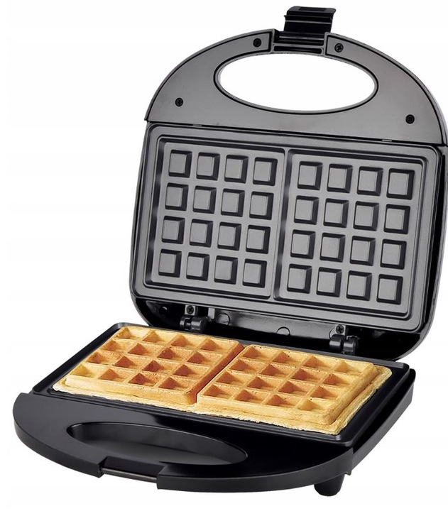 Gofrownica Esperanza BLUEBERRY czarny 1000W 2 Duże Gofry!