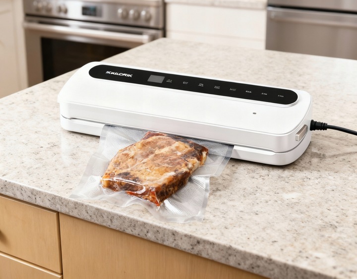 ZGRZEWARKA PRÓŻNIOWA DO ŻYWNOŚCI PAKOWARKA 110W ZESTAW WORKÓW XXL