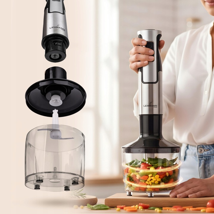 MOCNY BLENDER RĘCZNY WIELOFUNKCYJNY MIKSER NAJMOCNIEJSZY SILNIK OSTRZE