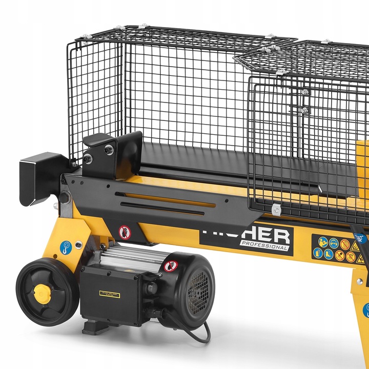 Łuparka hydrauliczna do drewna pozioma 10 ton HIGHER rębak na drewno