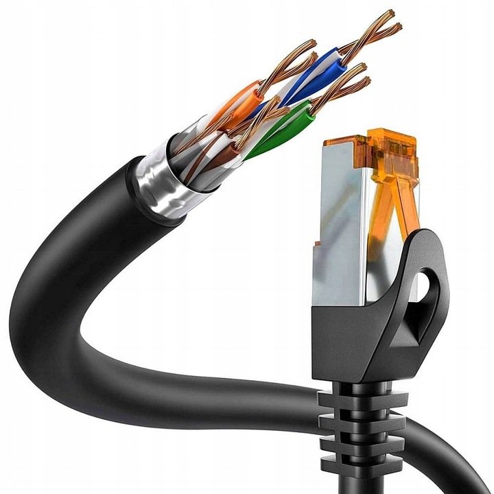 KABEL SIECIOWY LAN ETHERNET RJ45 SFTP CAT6a 15M