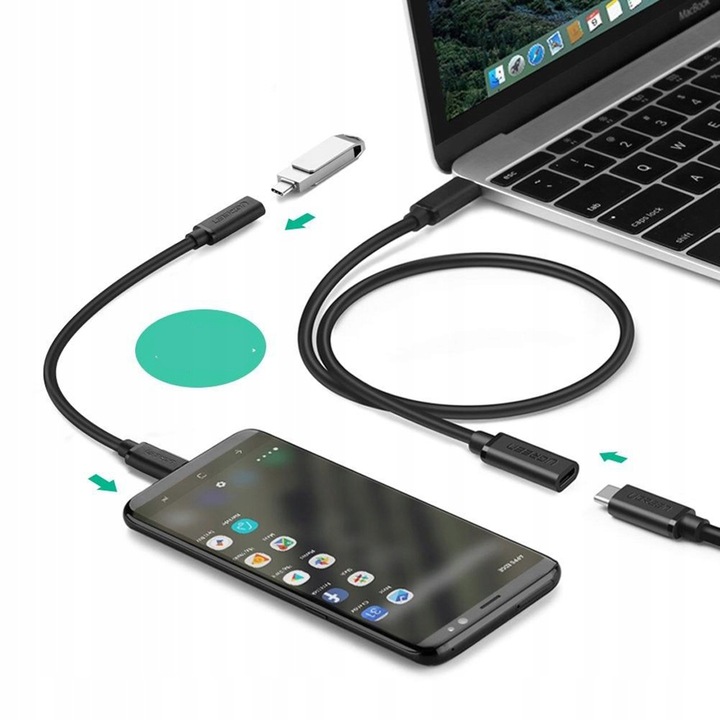 UGREEN kabel przewód przedłużacz USB-C 4K FULL HD
