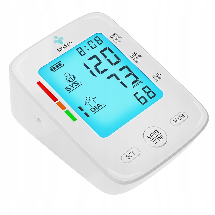 CIŚNIENIOMIERZ NARAMIENNY MEDICO ARYTMIA, WYGODNY, USB, DZIENNICZEK GRATIS
