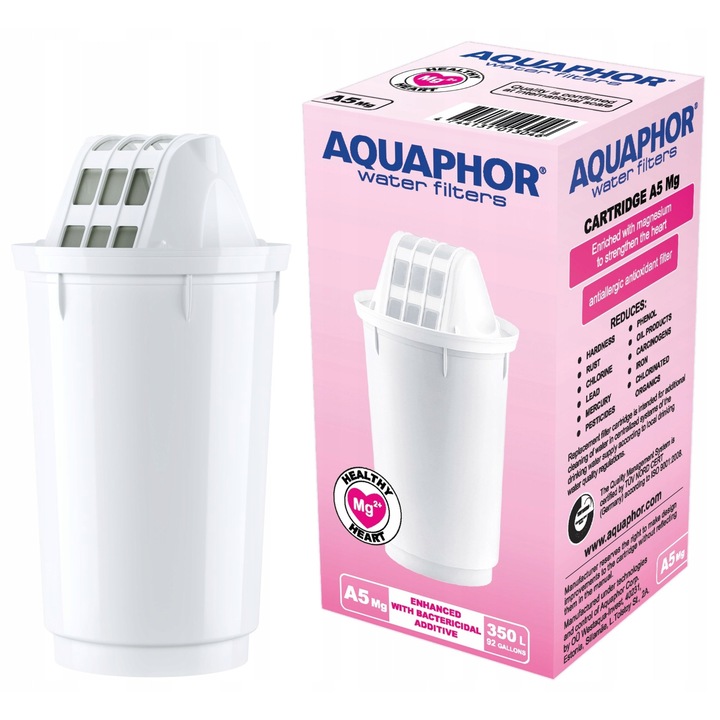 Wkład filtrujący Aquaphor A5 Mg do dzbanka wzbogacający wodę w magnez