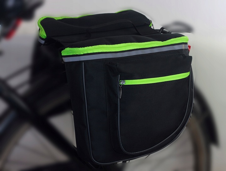 Torba rowerowa na bagażnik Sakwa dwie komory Codura Produkt Polski Convey