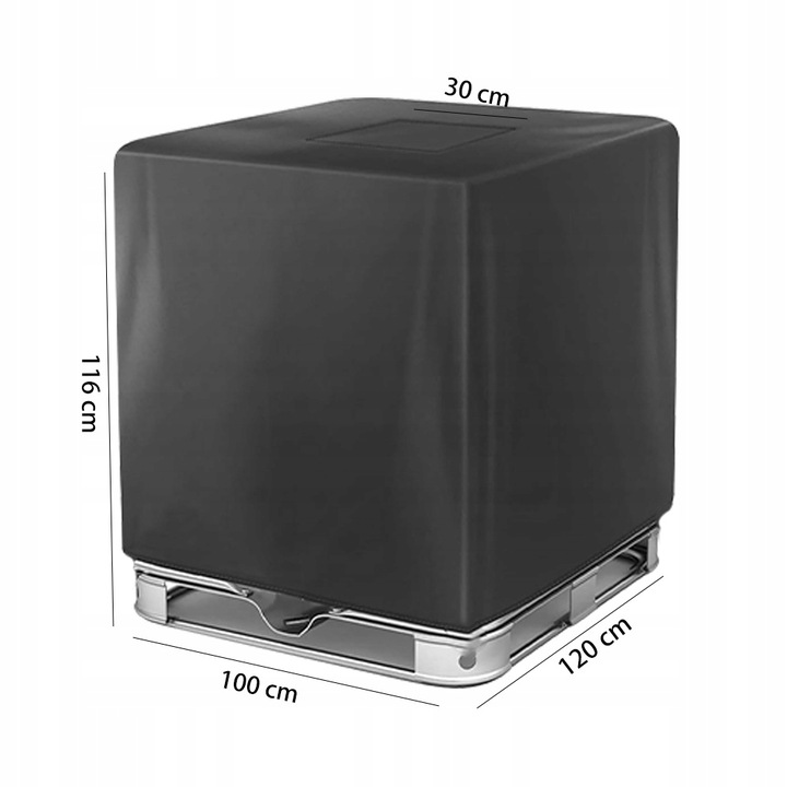 POKROWIEC OSŁONA PLANDEKA NA ZBIORNIK WODĘ MAUZER IBC 1000L OXFORD