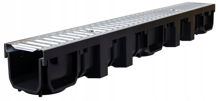 ODWODNIENIE LINIOWE GARAŻU A15 1,5t KORYTKO GRUBY RUSZT METAL H105