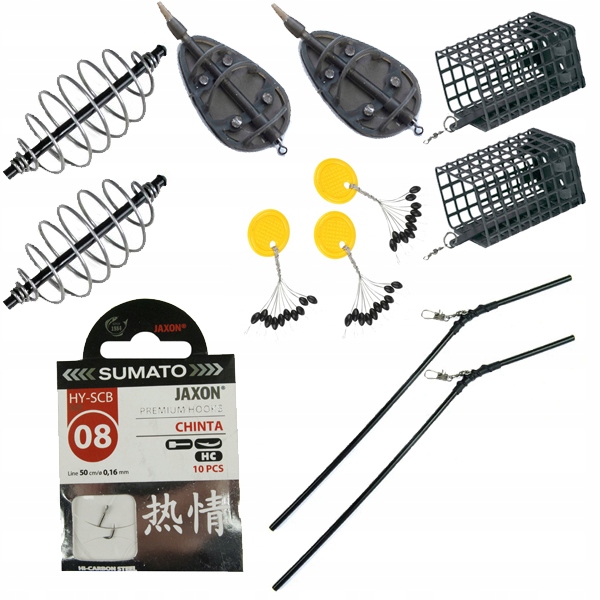 ZESTAW wędka FEEDER kołowrotek POKROWIEC metod Z48