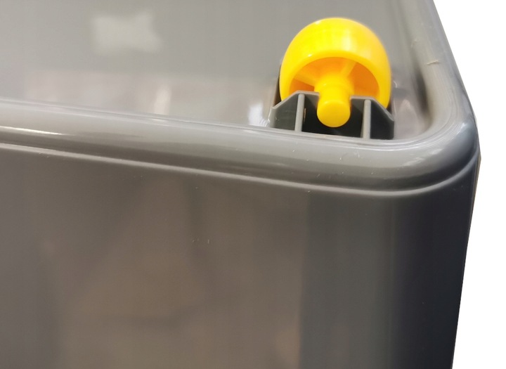 Pojemnik plastikowy 60L z pokrywką organizer pudełko skrzynia kosz box