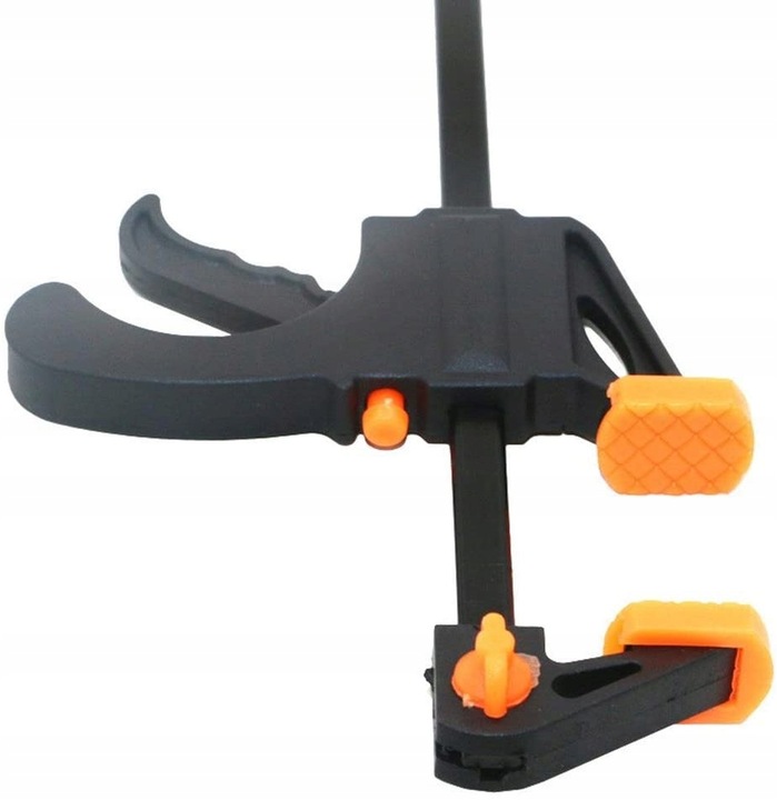 6x ŚCISK STOLARSKI UCHWYT JEDNORĘCZNY SZYBKOZACISKOWY SOLIDNY ZACISK