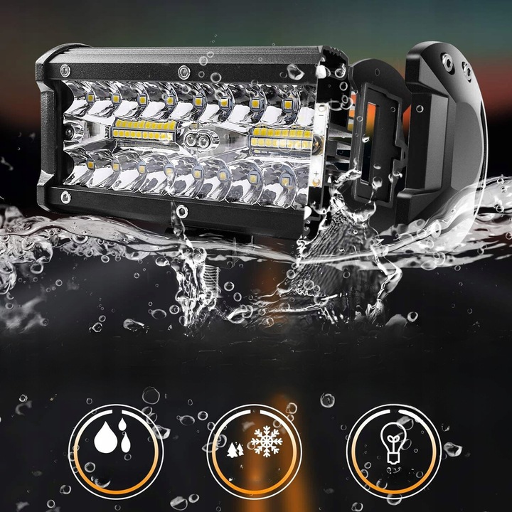 Zestaw 2 x halogen Lampa robocza oświetlenie LED 120W 12-24V