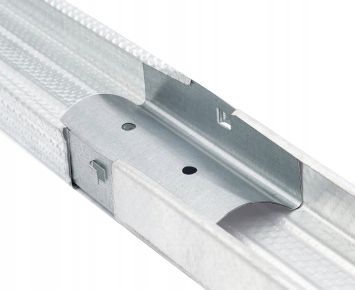 ŁĄCZNIK WZDŁUŻNY DO PROFILI CD 60 PŁYT GK GIPSOWYCH SUFITÓW BUDMAT 50 szt.