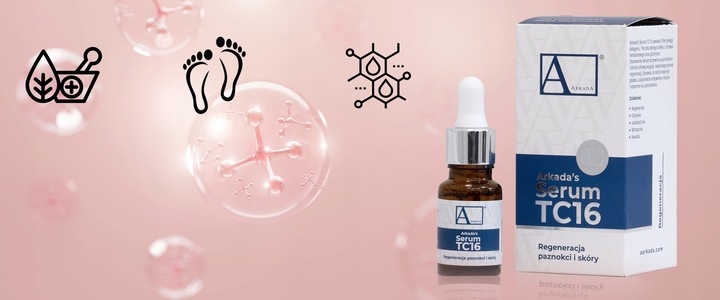 ARKADA serum kolagenowe TC16, 11ml. REGENERACJA PAZNOKCI I SKÓRY do