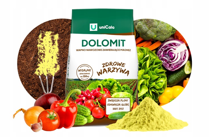 Wapno Ogrodowe Nawozowe Idealne Do Warzyw Owoców JESIEŃ Dolomit Sypki