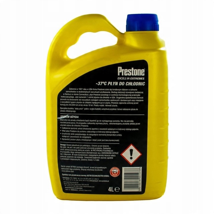 PRESTONE PLYN DO CHLODNIC PRESTONE 4L -37C