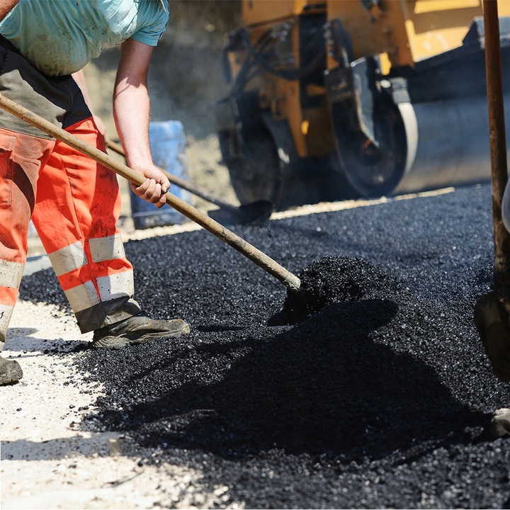 ASFALT DROGOWY NA ZIMNO WOREK 25KG Masa Bitumiczna