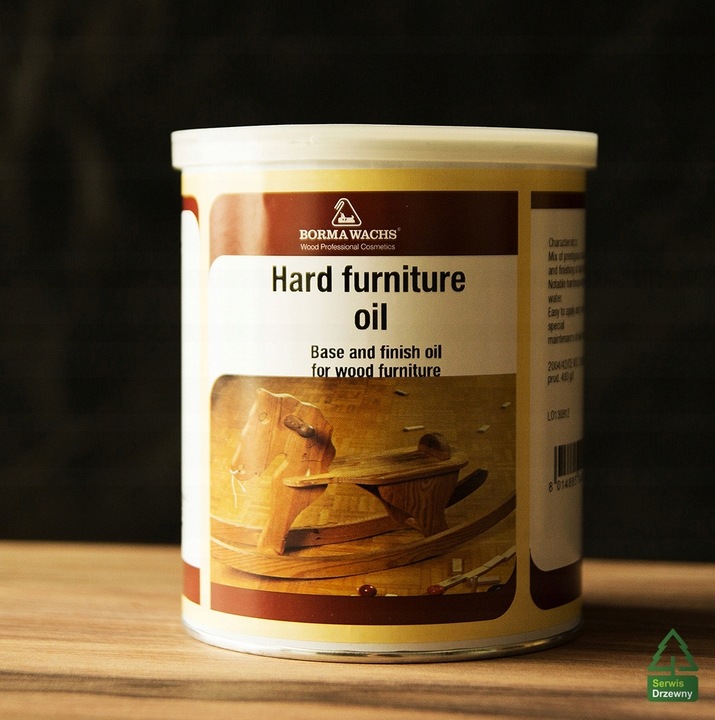 Olejowosk do mebli drewna 1L Bezbarwny Borma Wachs