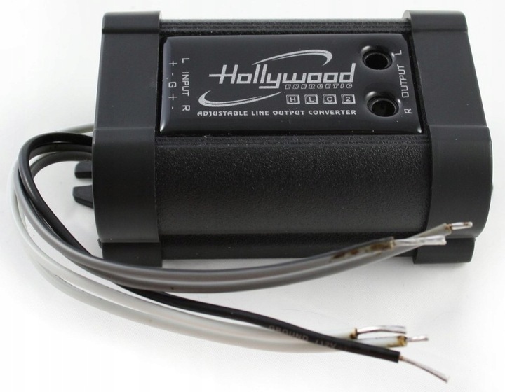 KONWERTER Poziomu SYGNAŁU Audio HIGH LOW HiLow 2x RCA Cinch HOLLYWOOD