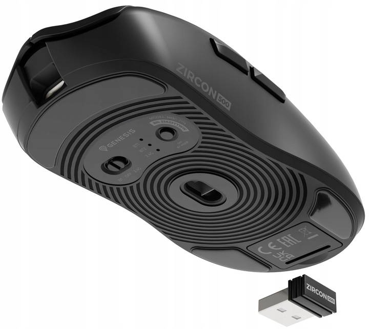 Mysz GENESIS Zircon 500 Czarny