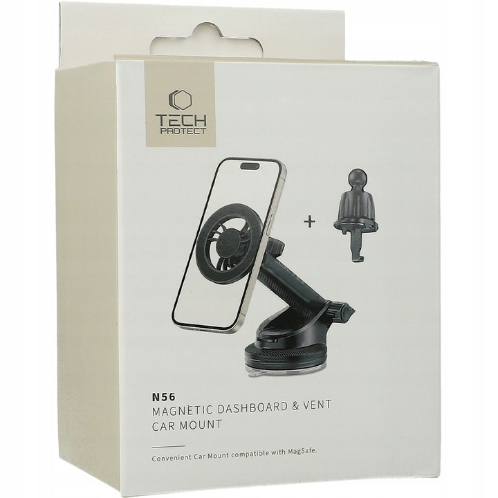 Uchwyt samochodowy do telefonu Tech-Protect na kratkę nawiewu do MagSafe