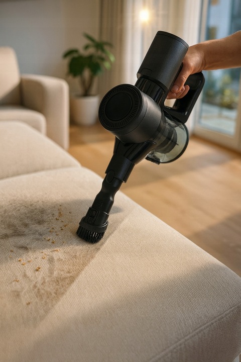 ODKURZACZ BEZPRZEWODOWY PIONOWY RĘCZNY 3w1 BEZWORKOWY ELEKTROSZCZOTKA