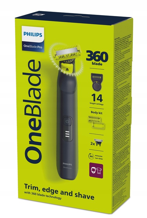 Golarka PHILIPS OneBlade PRO 360 QP6542/15 Face Body + Etui