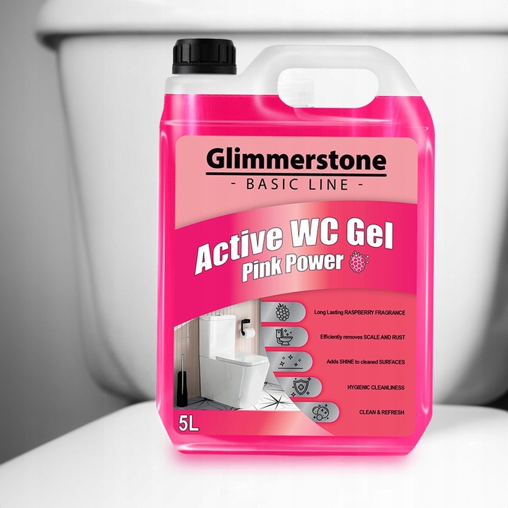 ŻEL PŁYN DO CZYSZCZENIA WC TOALETY SANITARIATÓW TOALET BEZ KAMIENIA 5L